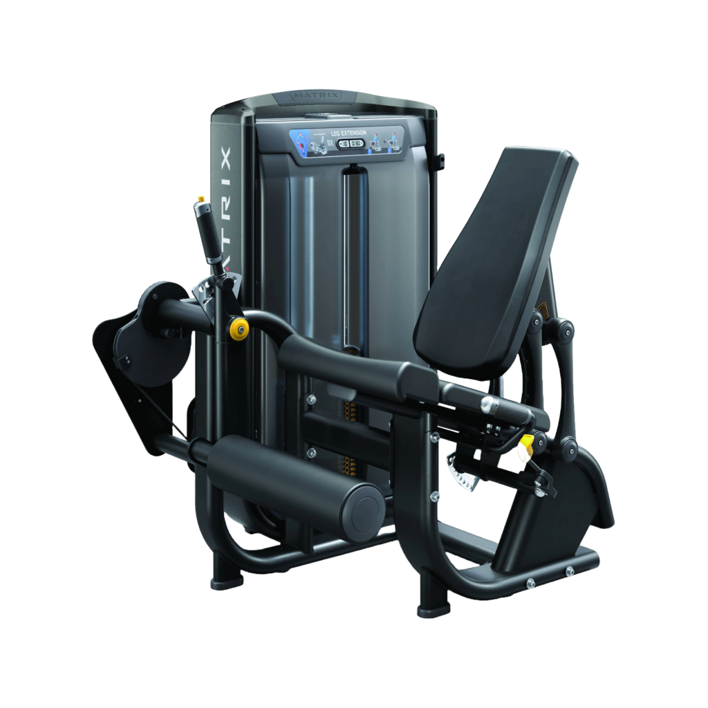 Ultra Extensão de pernas com assento inclinado, almofadas ajustáveis e design ergonômico para treino de quadríceps