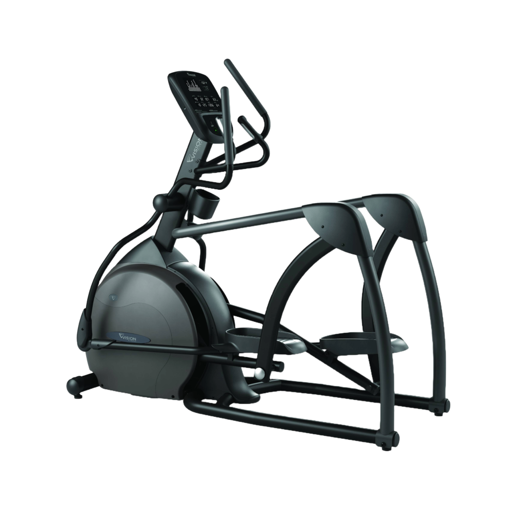 Elíptico S60 com design ergonômico e silencioso para treinos de corpo inteiro com baixo impacto.