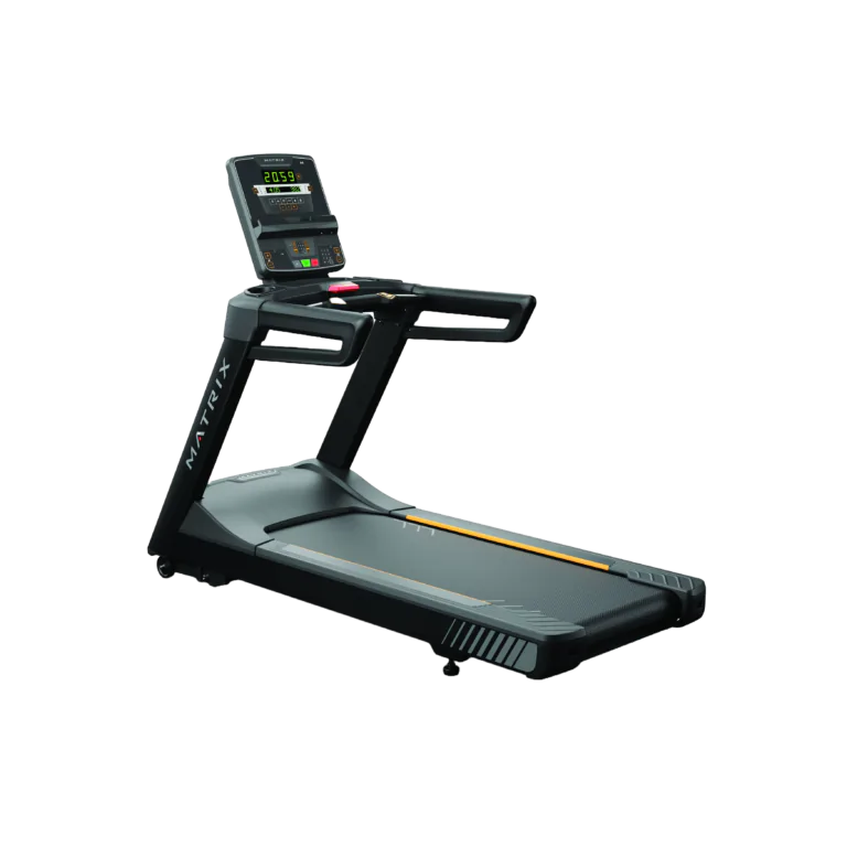 Esteira com painel LED, ideal para treinos intensos de corridas e caminhadas com conforto e fácil manutenção.