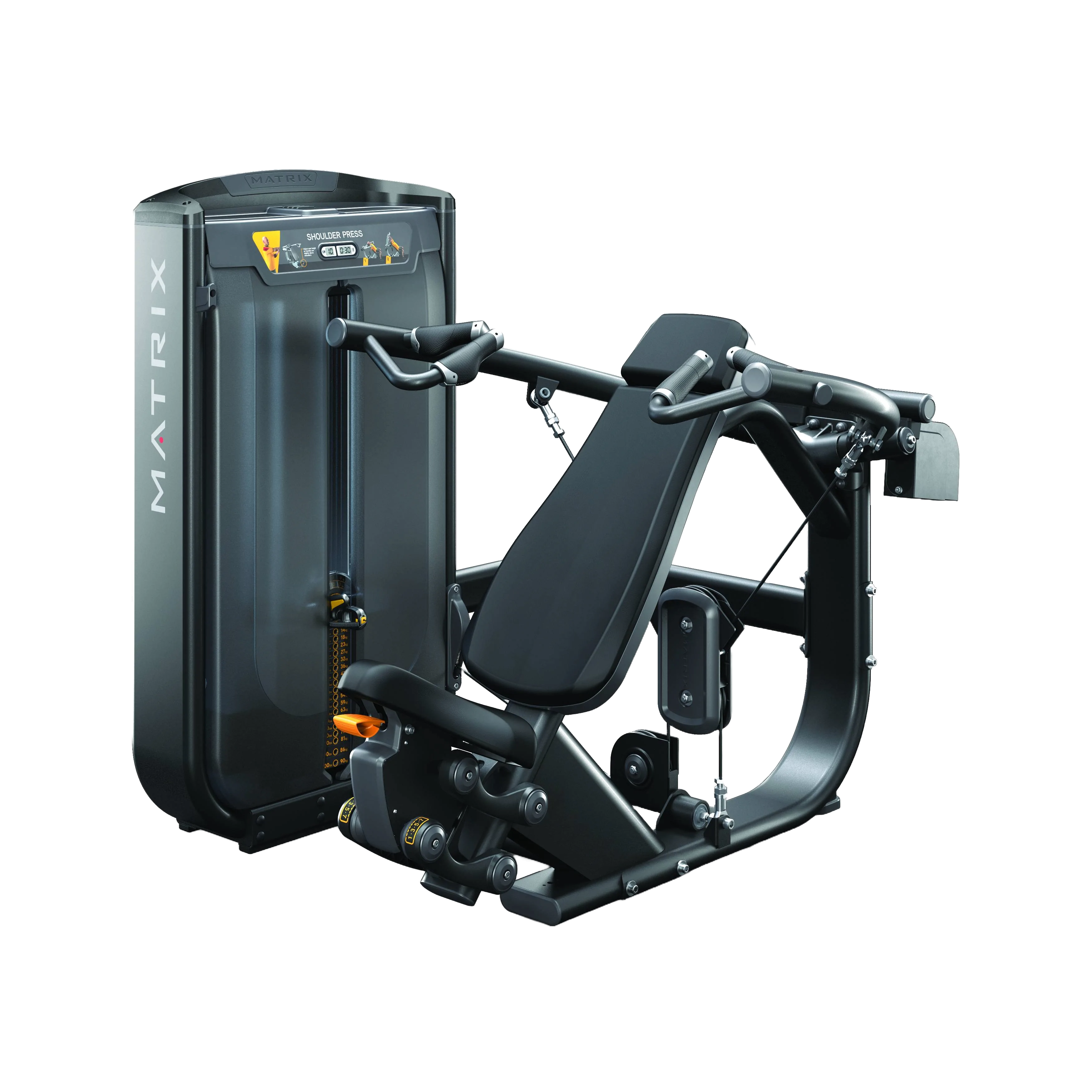 Ultra Shoulder Press com design ergonômico para treino de ombros