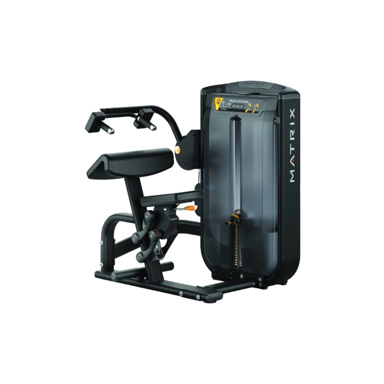 Extensor de Tríceps Ultra com design ergonômico, pegas acolchoadas e estrutura robusta, ideal para fortalecer os músculos do tríceps com conforto.