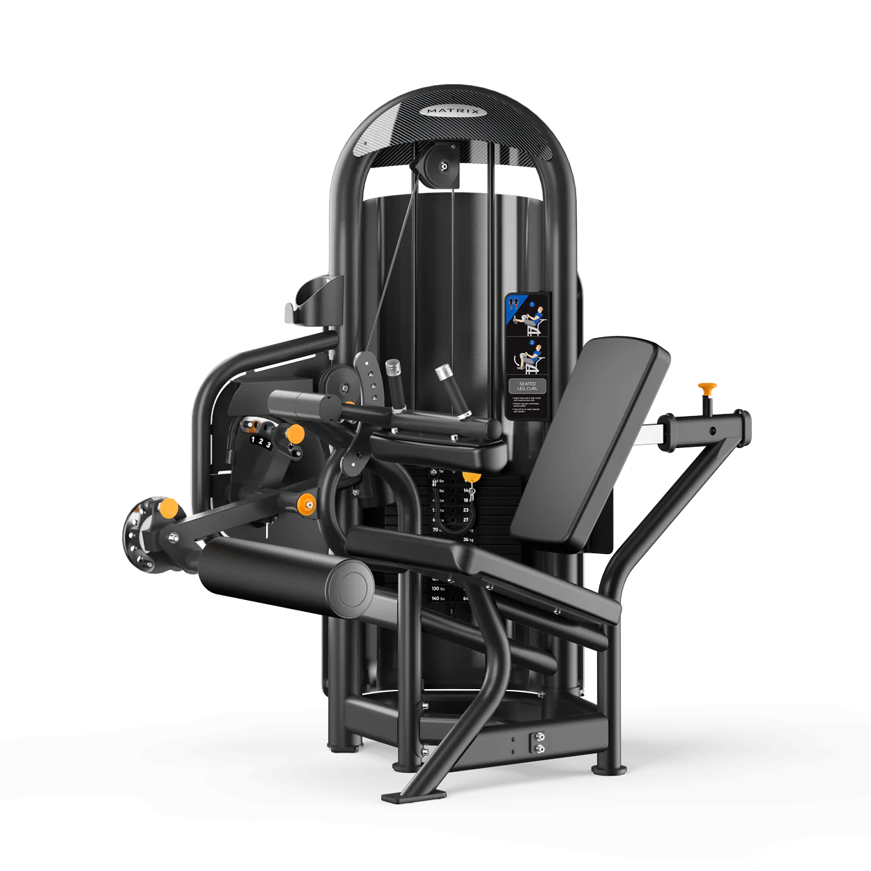 Aura Seated Leg Curl da Matrix Fitness