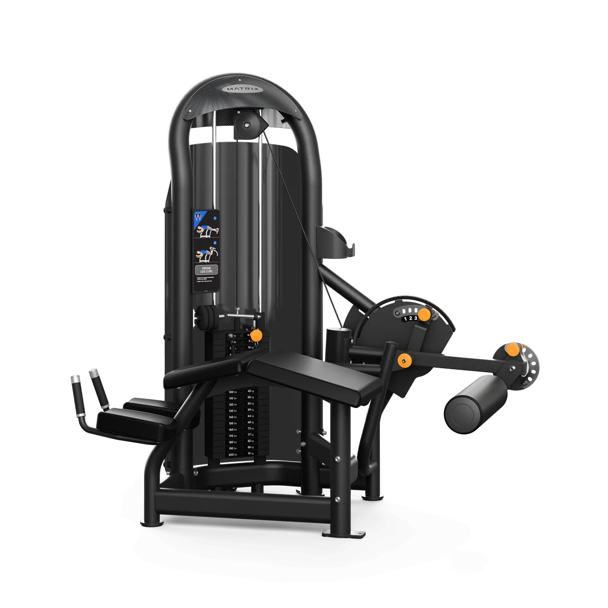 Aura Prone Leg Curl Matrix Fitness