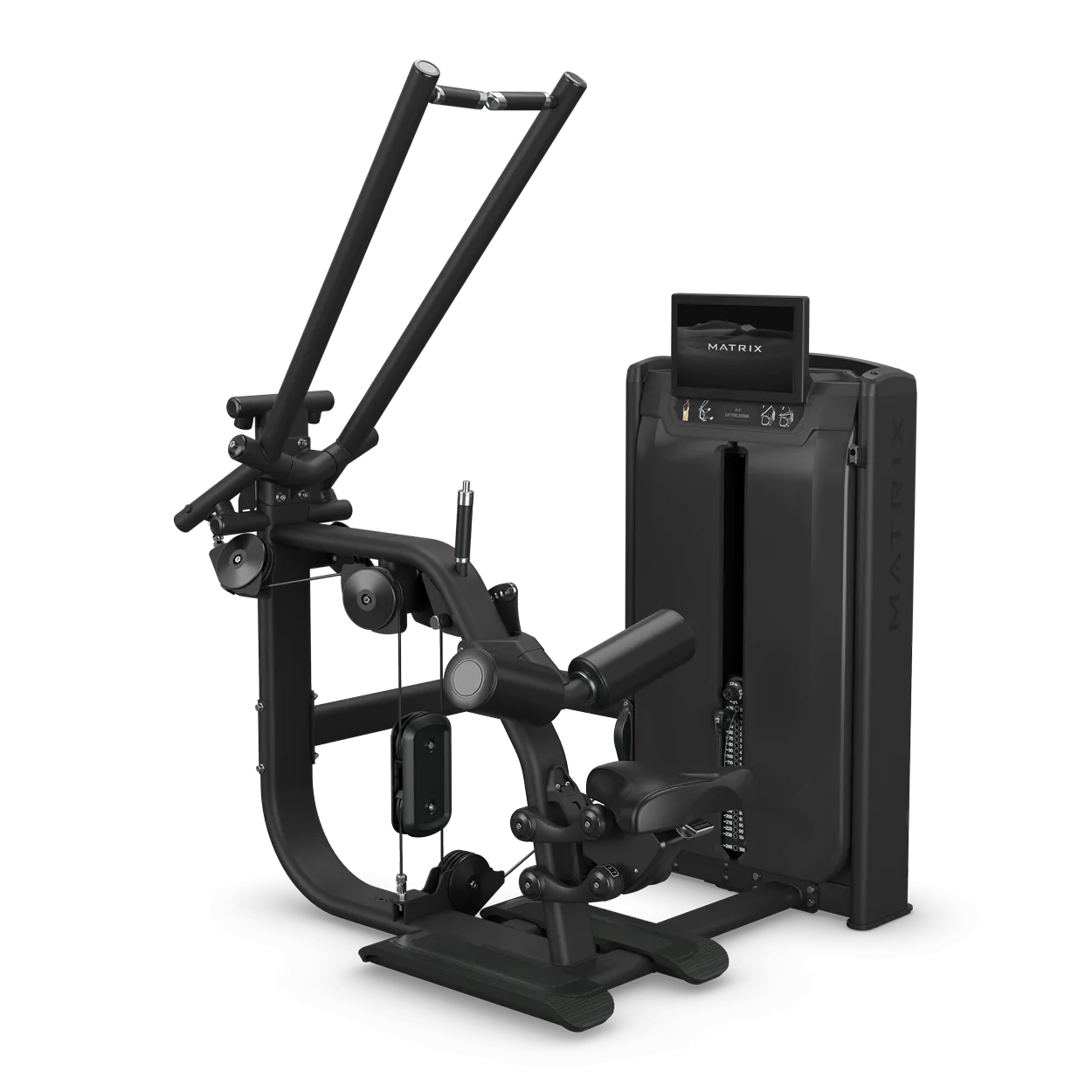 Onyx Diverging Lat Pulldown Matrix Fitness