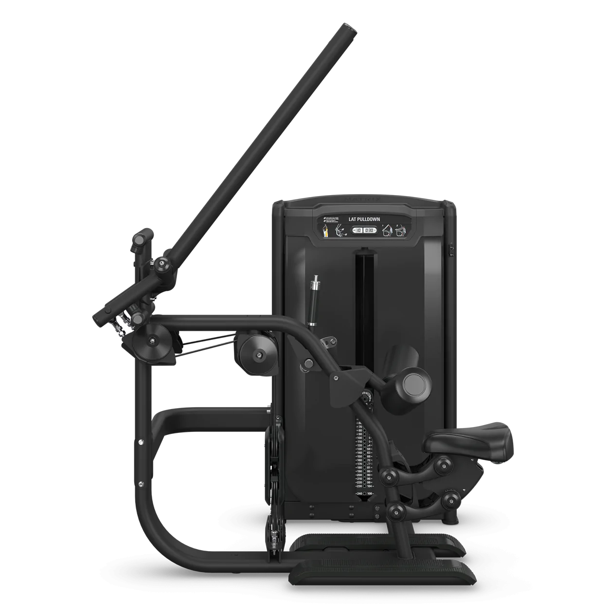 Onyx Diverging Lat Pulldown Matrix Fitness