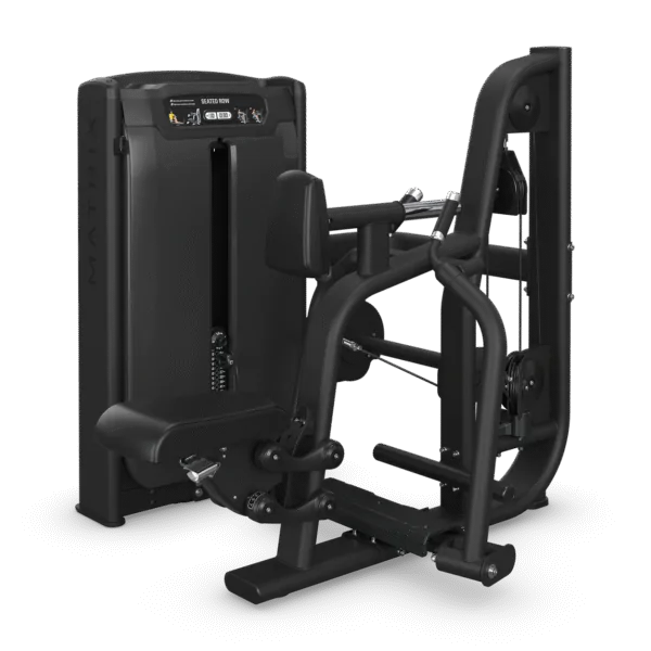 Onyx Diverging Seated Row Matrix Fitness