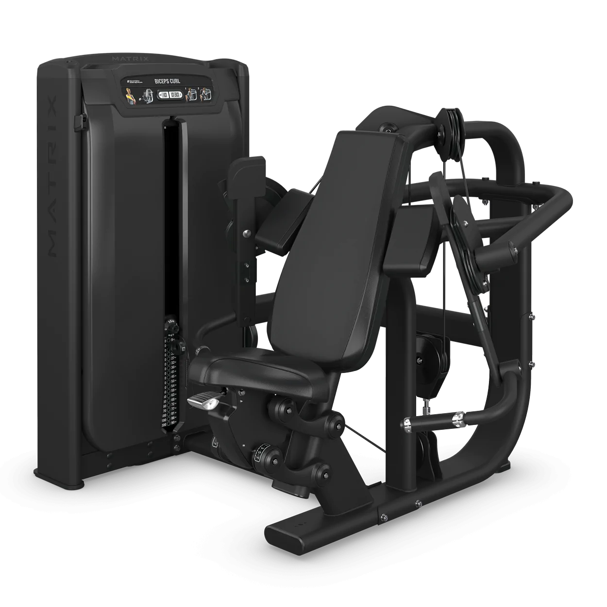 Ultra-Onyx Independent Biceps Curl Matrix Fitness
