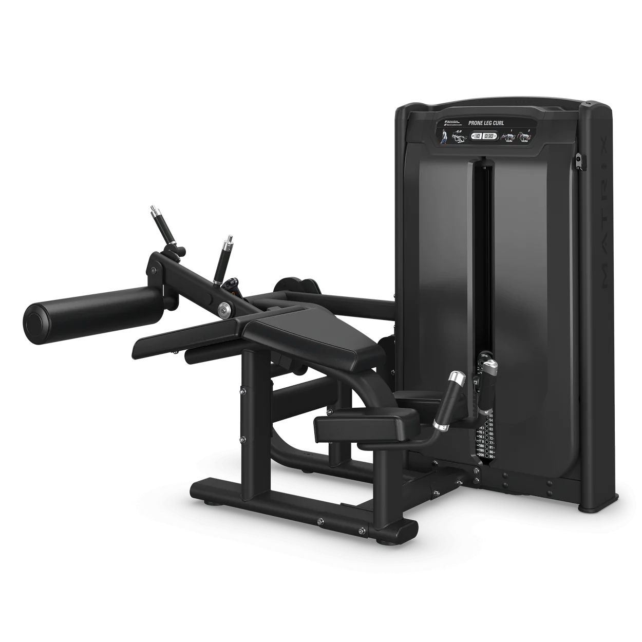 Ultra-Onyx Prone Leg Curl Matrix Fitness