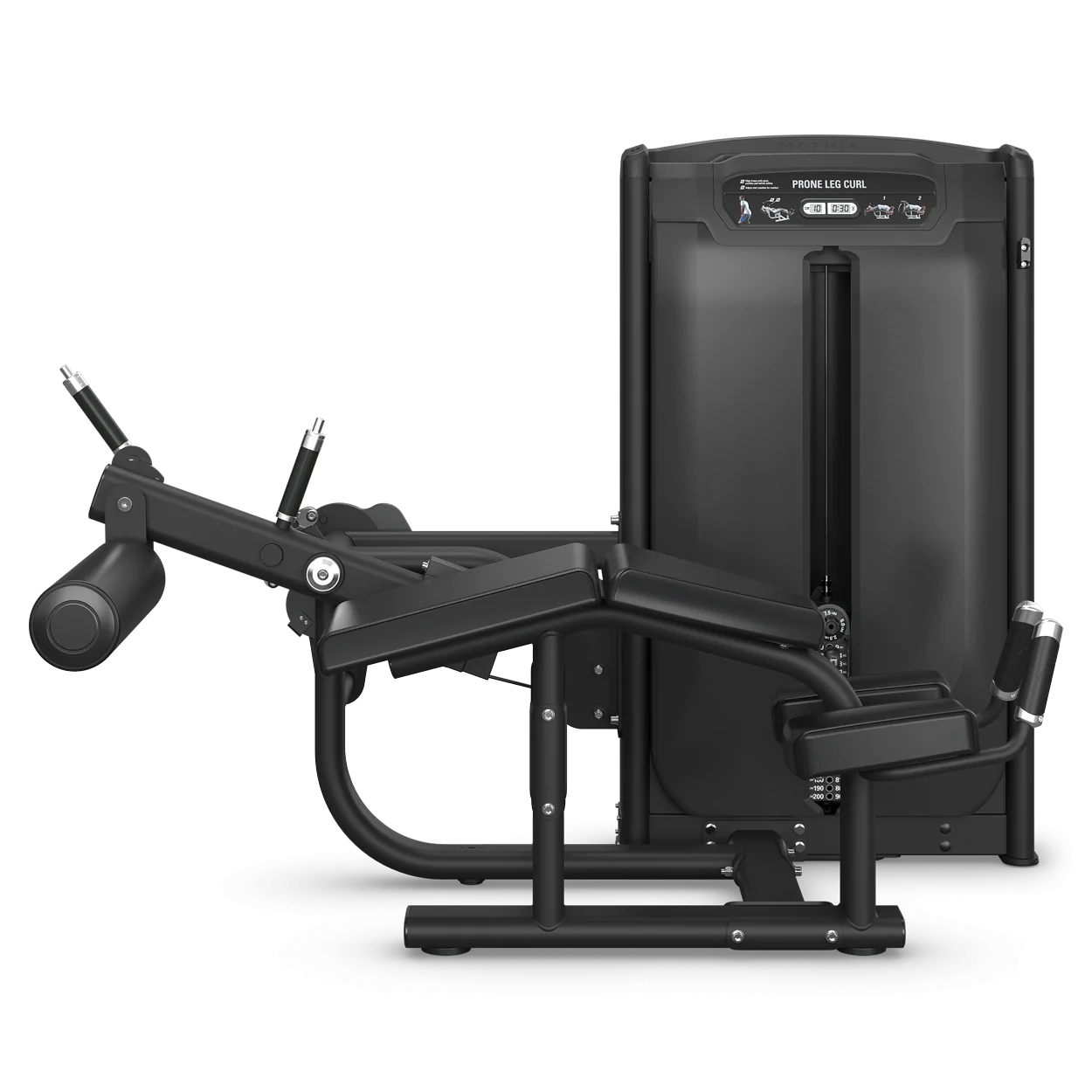 Ultra-Onyx Prone Leg Curl Matrix Fitness